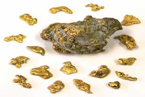 Água-régia pode ser usada na extração de ouro